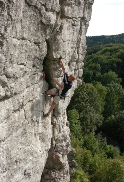 Naar de top in de Frankenjura
